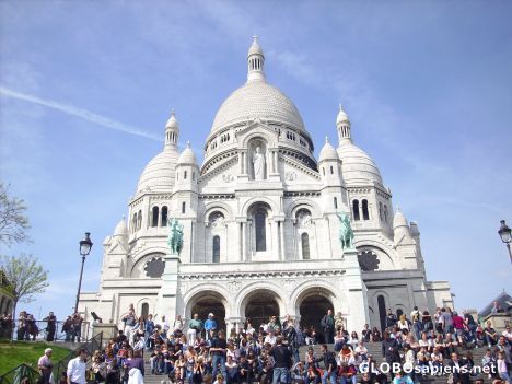 Postcard Paris-Sacre Coeur