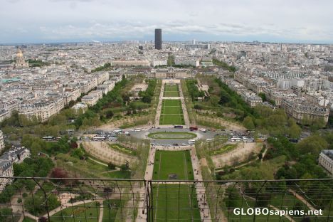 Postcard View over Paris