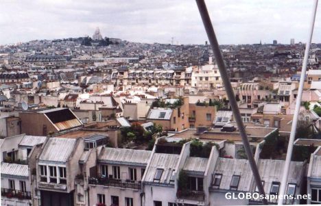 Postcard The roofs of Paris -
