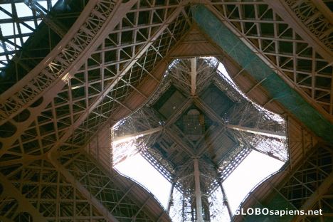 Postcard Under the Eiffel Tower