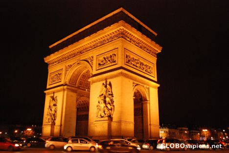Postcard L'Arc de Triomphe