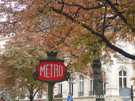 Postcard The metro