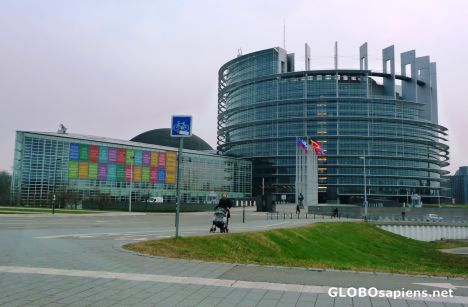Postcard The European Parliament -
