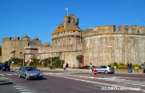 Postcard Saint-Malo - a city fort