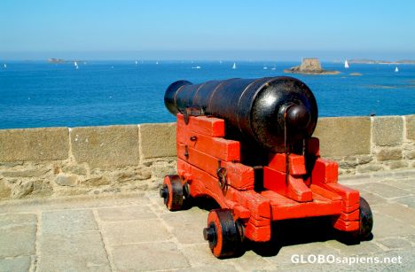 Postcard Saint-Malo - cannon