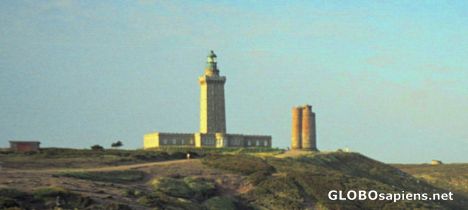 Postcard Two lighthouses in Cap Frehel