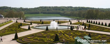 Postcard Garden of Versailles