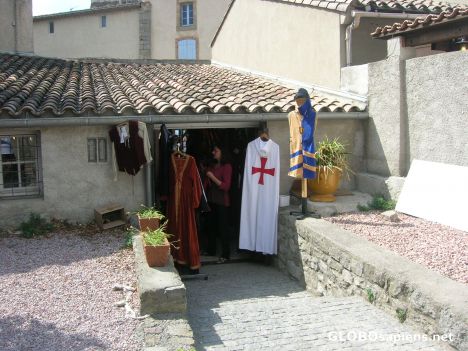 Postcard Knights Templar uniforms