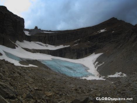 Postcard glacier-blue at Mt. Taillon