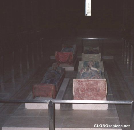 Postcard Fontevraud Abbey - Tombs