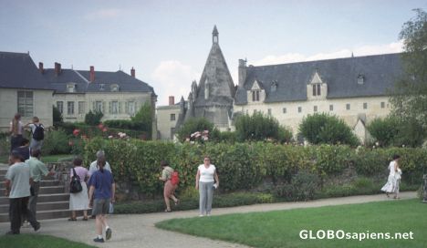 Postcard Fontevrault Abbey