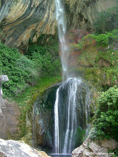 Postcard Gorges du Loup Waterfall