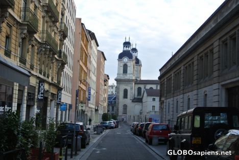 Postcard Street in Lyon 2
