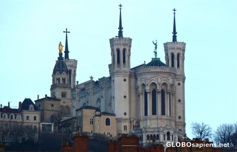 Postcard Basilica of Notre-Dame de Fourvière