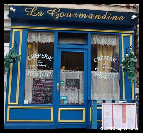 Postcard La Gormandine Restaurant, Vannes