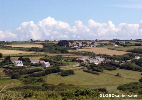 Postcard Breton Landscape, Pte du Van, Brittany