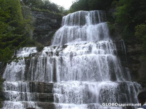 Herisson river waterfall