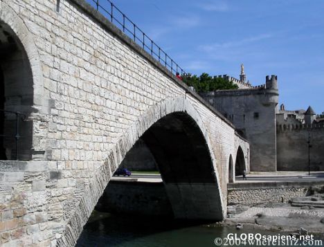 Postcard The Famous Pont d'Avignon, France