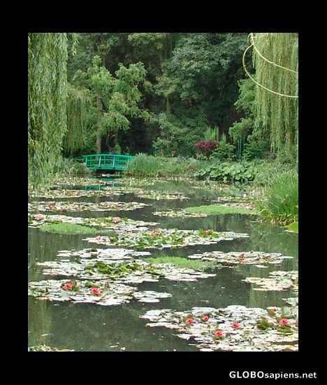 Postcard Famous view of a Monet painting