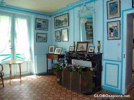 Postcard Monets House - Salon