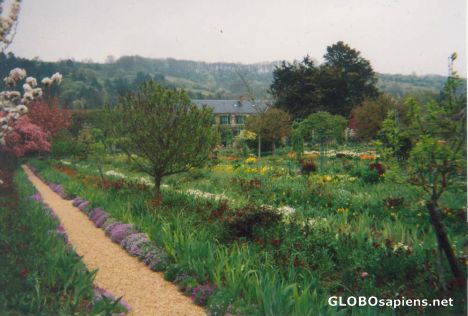 Postcard Monets Gardens