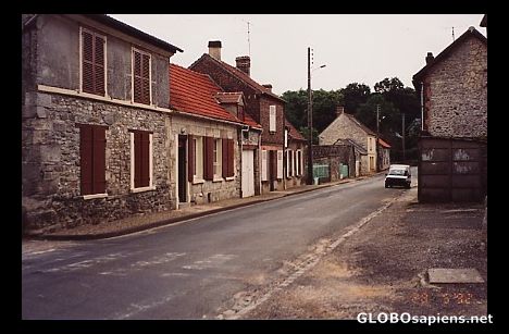 Postcard French Village