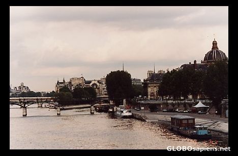 Postcard The Seine at Dusk