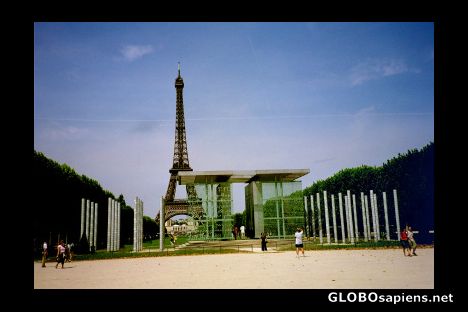 Postcard Eiffel tower