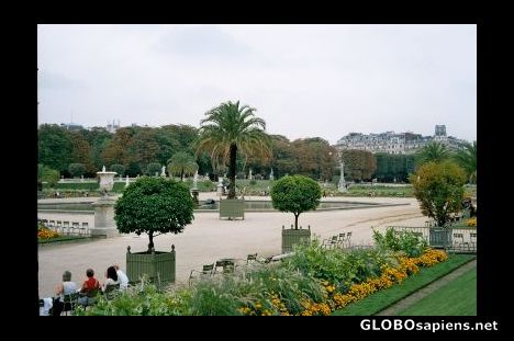 Postcard Gardens of Luxemburg