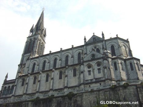 Postcard Lourdes Cathedral