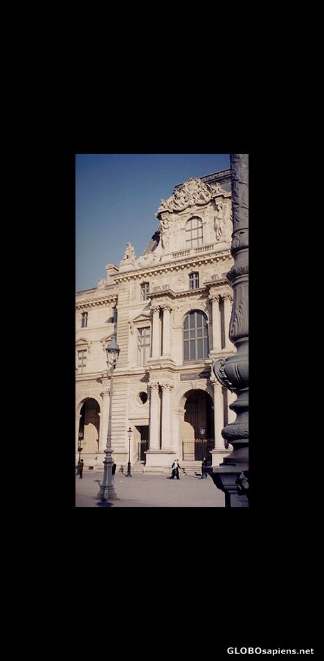 Postcard The Louvres, Paris