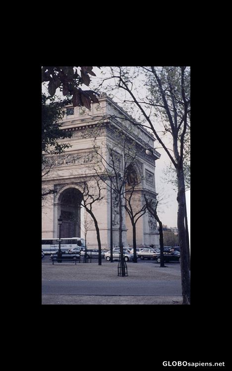 Postcard Arc de Triomphe, Paris