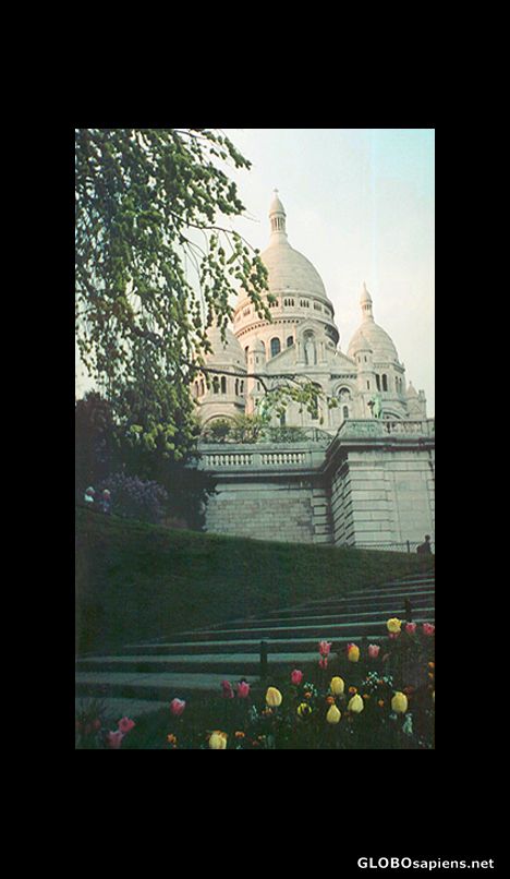 Postcard The Sacre Coeur, Montmarthe, Paris
