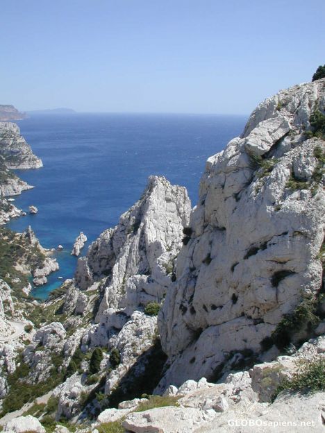 Postcard White Cliffs of Cassis