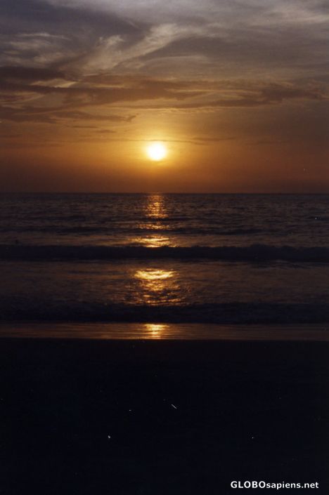 Postcard Kololi Beach sunset