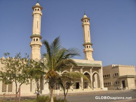 Postcard The grand mosque, Banjul