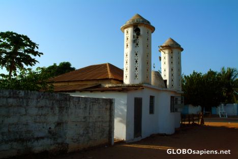 Postcard Kotu - small mosque