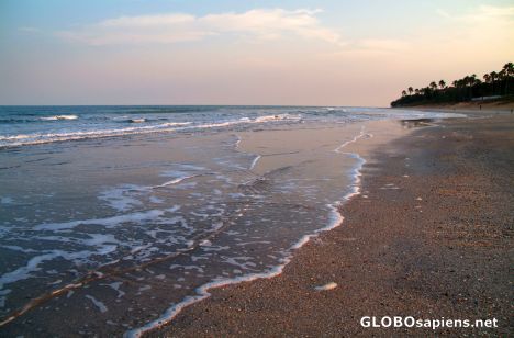 Postcard Kotu (GM) - the beach at sunrise