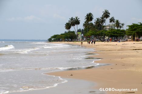 Postcard Libreville (GA) - the main beach
