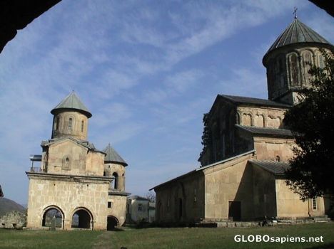 Postcard Old orthodox monastery