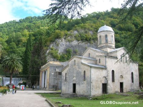 Postcard Republic of Abkhazia. Most Holy Church