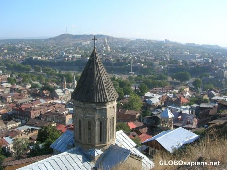 Postcard Panoramic view of Tbilisi