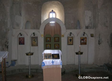 Postcard Interior of the chapel