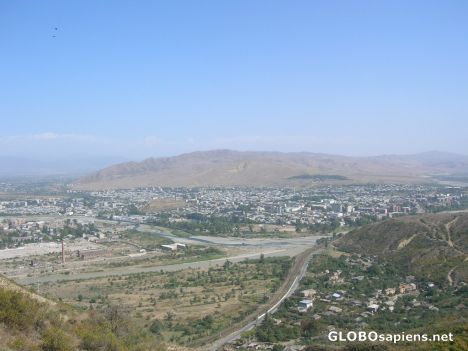 Postcard Panoramic view of Gori