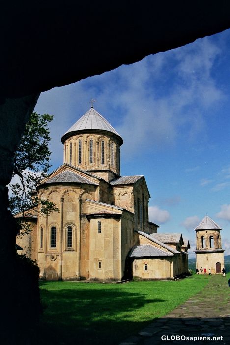 Postcard Guelati monastery (UNESCO world Heritage list)