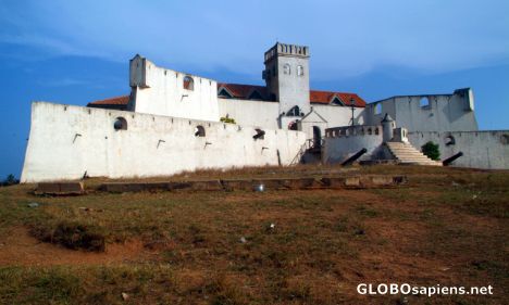 Postcard Fort St Jago in Elmina