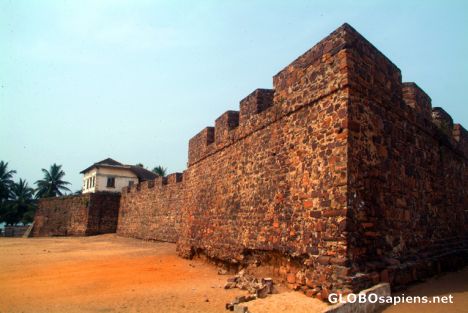 Postcard Komenda Fort - back
