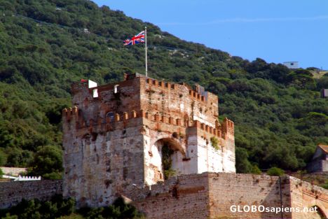 Postcard Gibraltar - A watch tower
