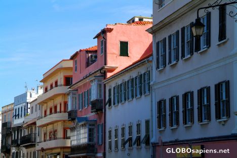 Postcard Gibraltar - main street