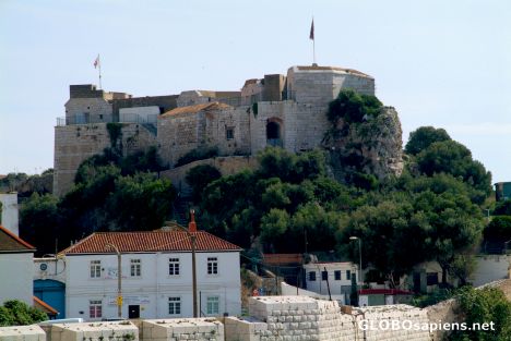 Postcard Gibraltar - small fort